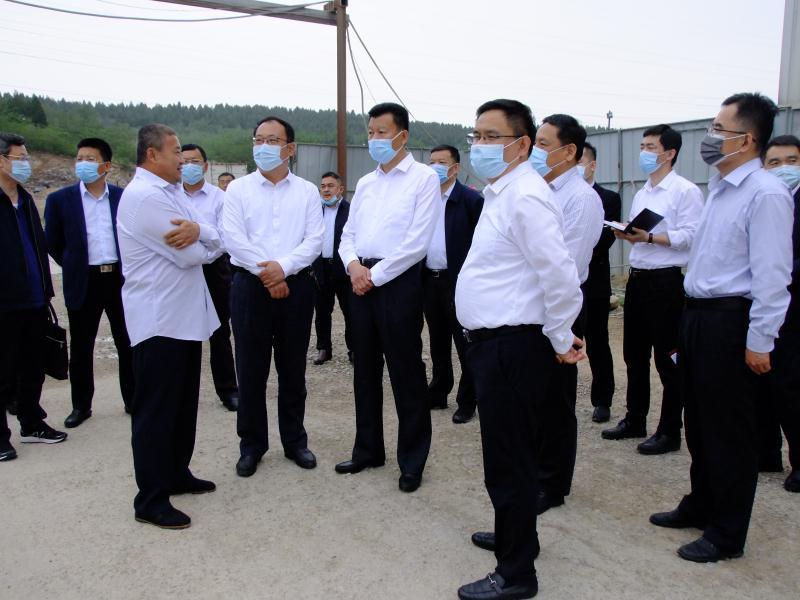 抓住项目不放松---王勤光到开云链接官网_开云(中国)集团调研重点项目情况