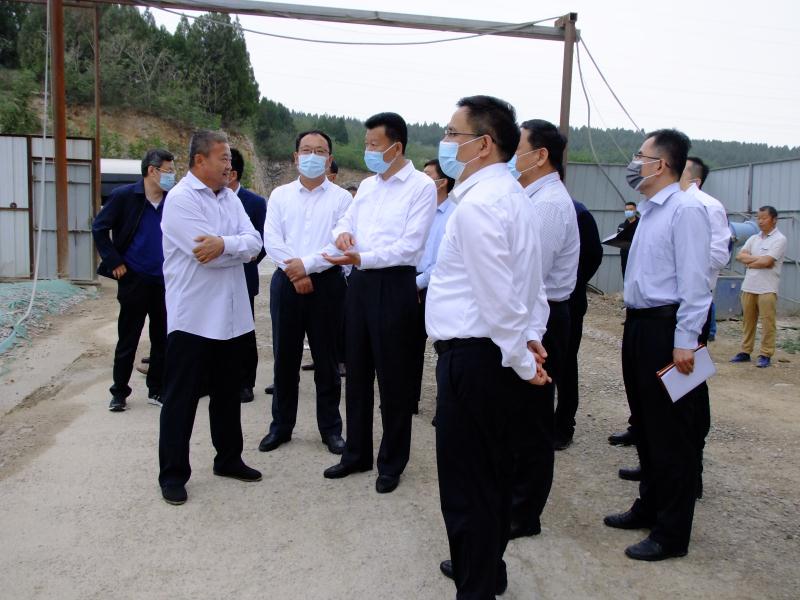 抓住项目不放松---王勤光到开云链接官网_开云(中国)集团调研重点项目情况